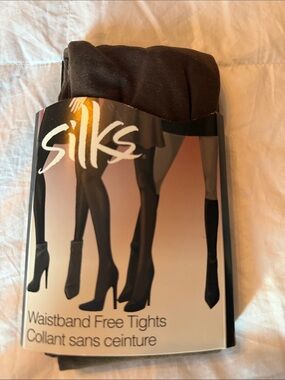 Silks 1(small) Brown Waisband Free Tights